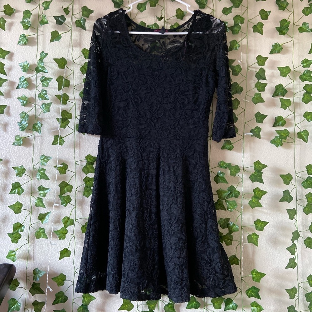 Black Lace Dress